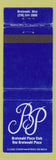 Matchbook Cover - Bratenahl Place Club OH