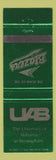 Matchbook Cover - University of Alabama Birmingham AL UAB Blazers