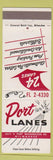Matchbook Cover - Port Lanes Bowling Milwaukee WI billiards