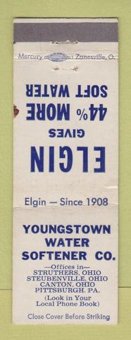 Matchbook Cover Youngstown Water Softener Pittsburgh PA Canton Struthers OH WEAR
