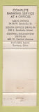 Matchbook Cover - First National Bank Delaware OH
