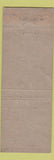 Matchbook Cover - Vesuvius Brand Crucible Swissvale PA WORN