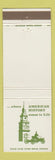 Matchbook Cover - Greenfield Village Dearborn MI Henry Ford Museum