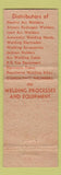 Matchbook Cover - GE Arc Welder Electrode Detroit MI WEAR