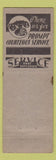 Matchbook Cover - Simmon's Laundry NO TOWN girlie WORN
