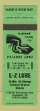 Matchbook Cover - EZ Lube Appleton WI