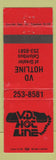 Matchbook Cover - VD Hotline Columbus OH Venereal Disease