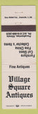 Matchbook Cover - Village Square Antiques Pocahontas IL