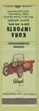 Matchbook Cover - Kona Imports Jade Turquioise green