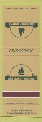 Matchbook Cover - Aid Station Marina Shreveport LA