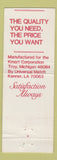 Matchbook Cover - Kmart Stores Kenner LA Troy MI