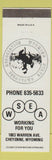 Matchbook Cover - Wyoming State Employes Assocation Cheyenne WY