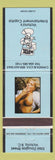 Matchbook Cover - The Fox Strip Club Victoria BC girlie pinup