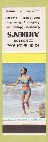 Matchbook Cover - Arden's Grocery Edmonton AB pinup