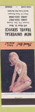 Matchbook Cover - New Universal Travel Service Toronto ON pinup