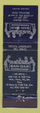 Matchbook Cover - San Dar Smorgasbord Bellville OH blue WEAR