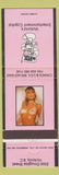 Matchbook Cover - The Fox Strip Club Victoria BC girlie pinup