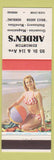 Matchbook Cover - Arden's Grocery Edmonton AB pinup