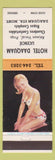 Matchbook Cover - Hotel Daaquam Daaquam Montreal QC pinup