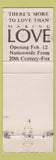 Matchbook Cover - Making Love Movie 20th Century Fox 1982 WEAR