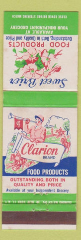 Matchbook Cover - Clarion Brand Food Products
