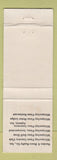 Matchbook Cover - Whispering Pines Country Club NC WEAR