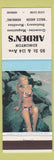 Matchbook Cover - Arden's Grocery Edmonton AB pinup