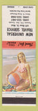Matchbook Cover - New Universal Travel Service Toronto ON pinup