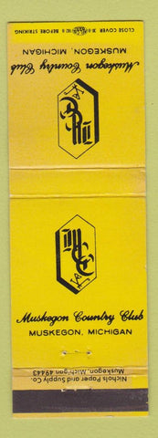 Matchbook Cover - Muskegon Country Club MI