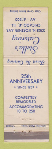 Matchbook Cover - Stella's Catering Chicago IL WORN