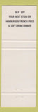 Matchbook Cover - L Byron's Drive In Stoney Creek ON red