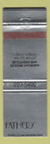 Matchbook Cover - Father's Broiler Night Club Portland OR