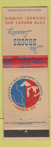 Matchbook Cover - Brooks Laundry Chicago IL