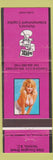 Matchbook Cover - The Fox Strip Club Victoria BC girlie pinup
