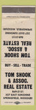 Matchbook Cover - Tom Shook Real Estate Springfield MO WEAR