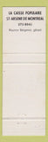 Matchbook Cover - De LA Saison Montreal QC Christmas