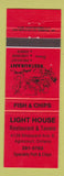 Matchbook Cover - Light House Agincourt ON orange