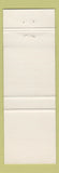 Matchbook Cover - Matchless Paints Halifax NS Harry Wood Moncton NB