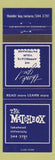 Matchbook Cover - The Matchbox Thunder Bay ON