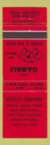 Matchbook Cover - Morley Graham Plumbing Heating Brechin ON orange