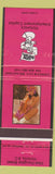 Matchbook Cover - The Fox Strip Club Victoria BC girlie pinup pink