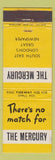 Matchbook Cover - The Mercury Newspaper London UK England Bryant May