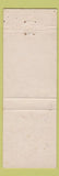 Matchbook Cover - The Mercury Newspaper London UK England Bryant May