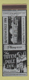 Matchbook Cover - Totem Pole Inn Orillia ON