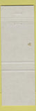 Matchbook Cover - Kent House Wallaceburg ON