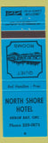 Matchbook Cover - North Shore Hotel Heron Bay ON blue