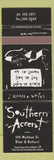 Matchbook Cover - Southern Accent Toronto ON Cajun Creole