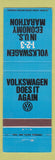 Matchbook Cover - Volkswagen Rabbit Dasher Diesel