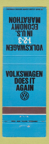Matchbook Cover - Volkswagen Rabbit Dasher Diesel