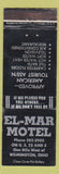 Matchbook Cover - El Mar Motel Wilmington OH WEAR